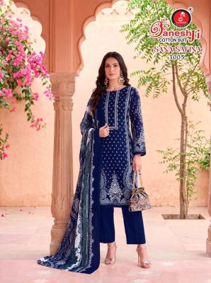Ganeshji sana safina vol 3 wholesale dress materials in kottayam